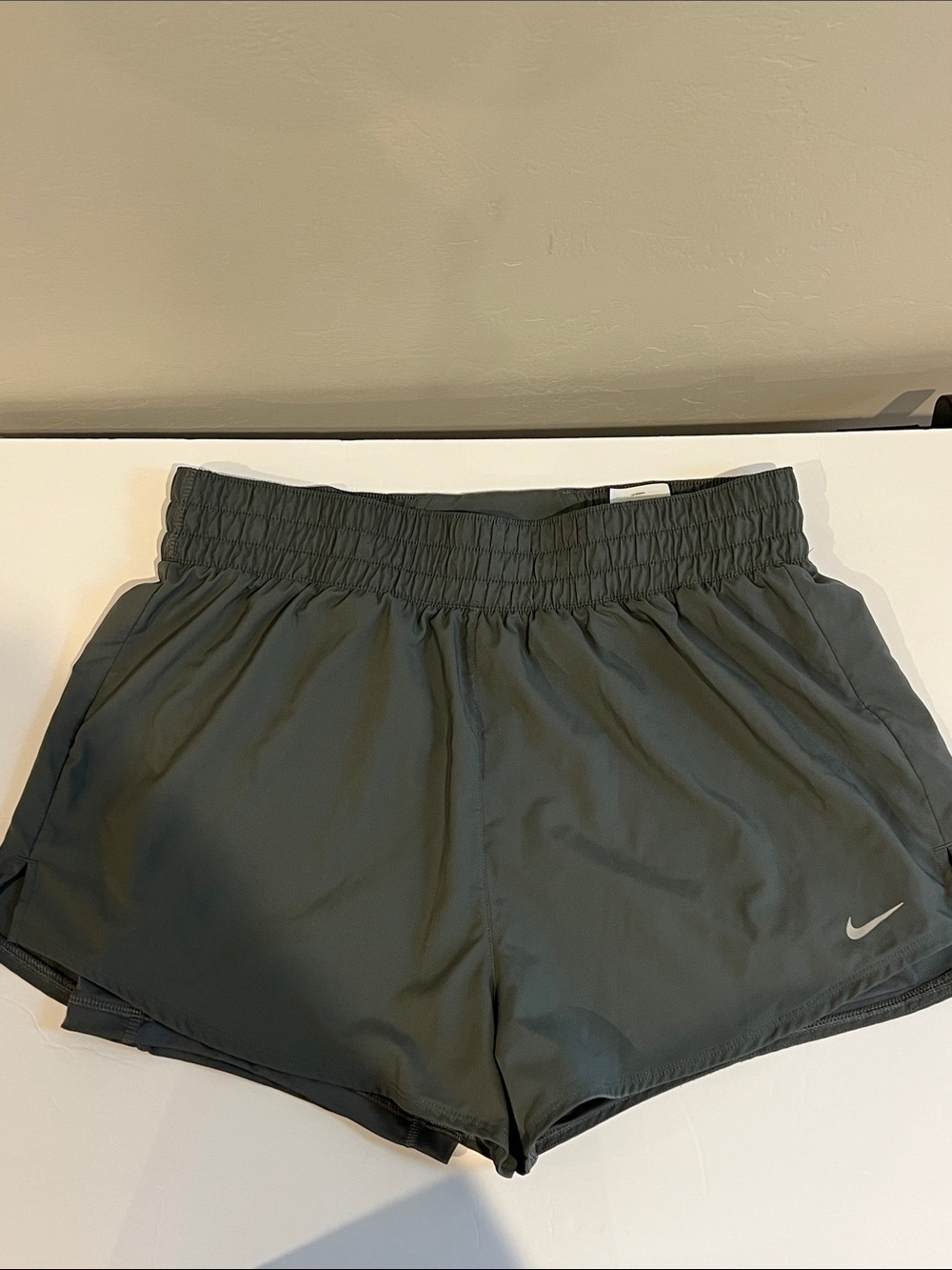 Nike Women's Charcoal Athletic Running Shorts